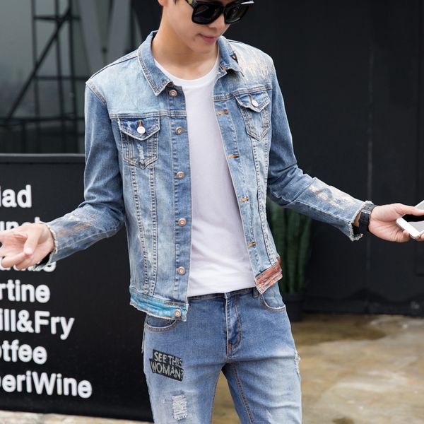 осень светлого цвета коротких джинсы пальто для мужчин slim fit красивой эластичность trend всплеск-ink прохладного подростка куртки одежды, Black;brown
осень светлого цвета коротких джинсы пальто для мужчин slim fit красивой эластичность trend всплеск-ink прохладного подростка куртки одежды, Black;brown