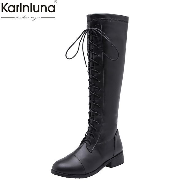 women's big size 32-46 knee-high boots woman shoes chunky heels shoelaces dropship shoes woman boots female, Black
women's big size 32-46 knee-high boots woman shoes chunky heels shoelaces dropship shoes woman boots female, Black