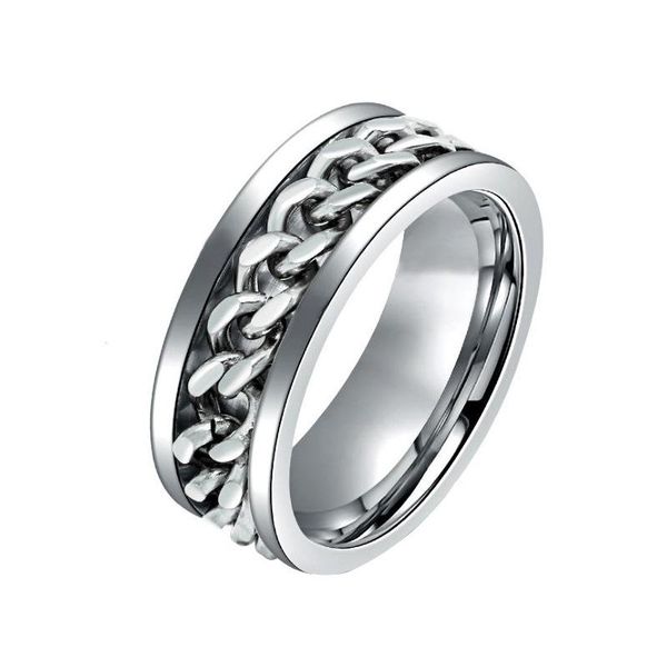 2020 new stainless steel chain rotating ring personalized hip-hop fashion rings for women men rings trendy jewelry gift 2020, Silver
2020 new stainless steel chain rotating ring personalized hip-hop fashion rings for women men rings trendy jewelry gift 2020, Silver