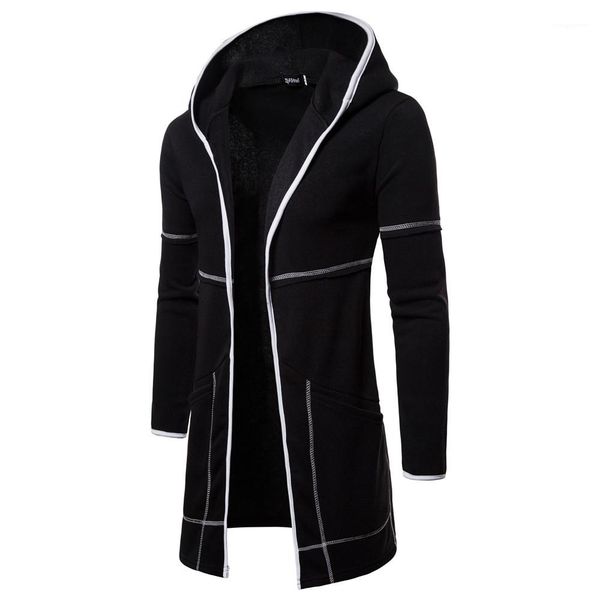 solid color hoodies autumn winter big pocket hooded cardigan jacket 2020 mens designer mid long coat, Black;brown
solid color hoodies autumn winter big pocket hooded cardigan jacket 2020 mens designer mid long coat, Black;brown