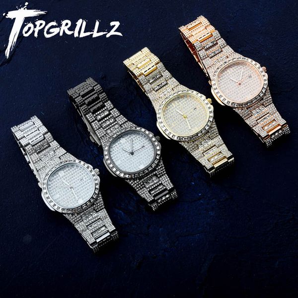 rillz iced out diamond watch quartz gold silver color micro paved hip hop personality stainless steel watch, Slivery;brown
rillz iced out diamond watch quartz gold silver color micro paved hip hop personality stainless steel watch, Slivery;brown