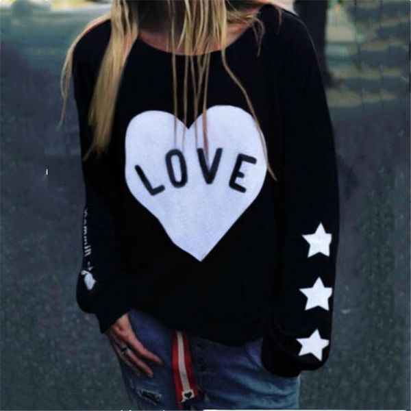 fashion female loose sweatershirt new heart printed long sleeves casual fall wear o-neck autumn pollover tunic sale, Black
fashion female loose sweatershirt new heart printed long sleeves casual fall wear o-neck autumn pollover tunic sale, Black