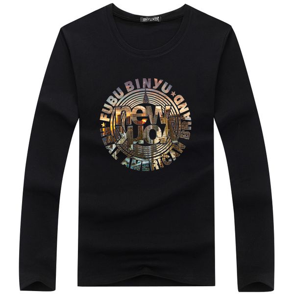 new style autumn base shirt men's long-sleeved t-shirt students trend teenager autumn clothing -new circle, White;black
new style autumn base shirt men's long-sleeved t-shirt students trend teenager autumn clothing -new circle, White;black