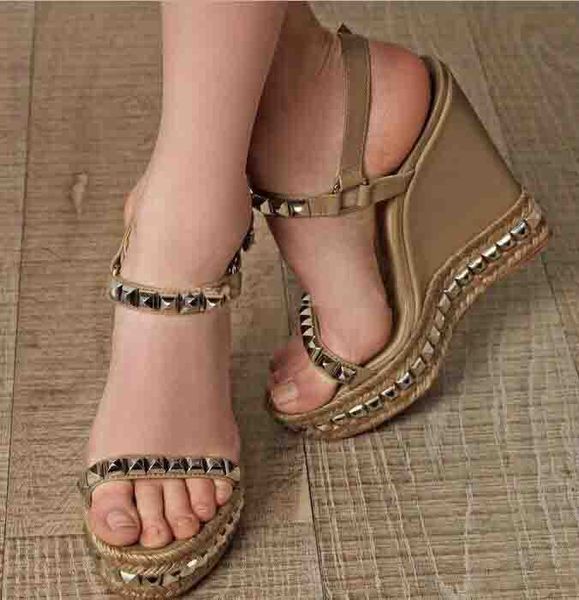 popular cataclou 120mm studded ladies espadrille wedge gladiator sandals red bottom shoes for women women high heels comfortable, Black
popular cataclou 120mm studded ladies espadrille wedge gladiator sandals red bottom shoes for women women high heels comfortable, Black