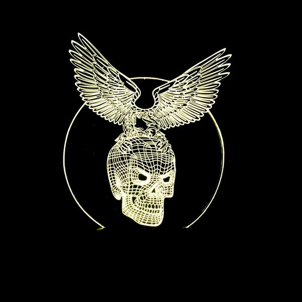 foreign trade gift customized eagle hunting human skeleton colorful 3d lamp touch led gradual change illusion lamp originality gift
foreign trade gift customized eagle hunting human skeleton colorful 3d lamp touch led gradual change illusion lamp originality gift