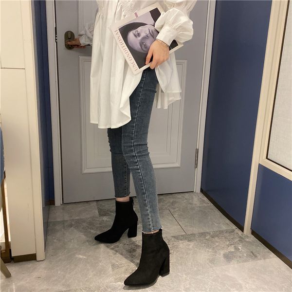 lace up boots ankle booties women zipper female shoes boots-women luxury designer low med ladies pointy rubber 2019 fashion, Black
lace up boots ankle booties women zipper female shoes boots-women luxury designer low med ladies pointy rubber 2019 fashion, Black
