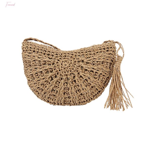 summer bags for women 2020 ladies semicircular handwoven messenger bags rattan bohemia straw beach crossbody bag
summer bags for women 2020 ladies semicircular handwoven messenger bags rattan bohemia straw beach crossbody bag