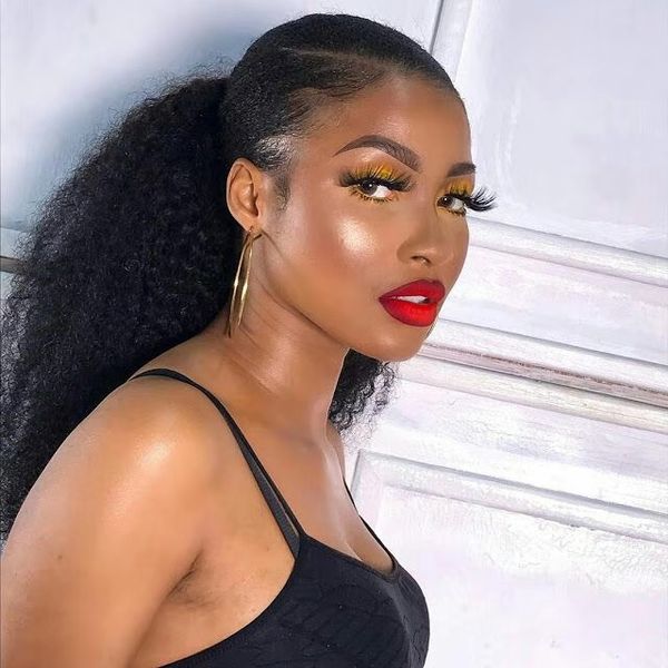 wholesale ponytail human hair afro kinky curly clip in hair extension brazilian ponytail weaving color #1 140g natural hair puff, Black
wholesale ponytail human hair afro kinky curly clip in hair extension brazilian ponytail weaving color #1 140g natural hair puff, Black