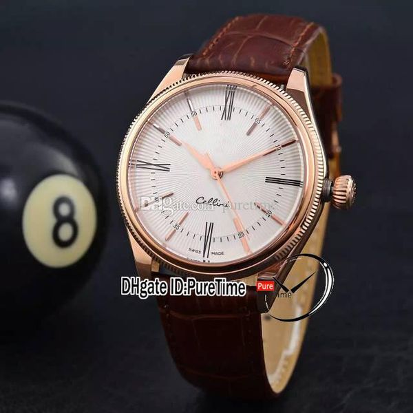 new cellini time m50505 a2813 automatic mens watch rose gold white texture dial fluted bezel roman markers brown leather puretime r30d4, Slivery;brown
new cellini time m50505 a2813 automatic mens watch rose gold white texture dial fluted bezel roman markers brown leather puretime r30d4, Slivery;brown