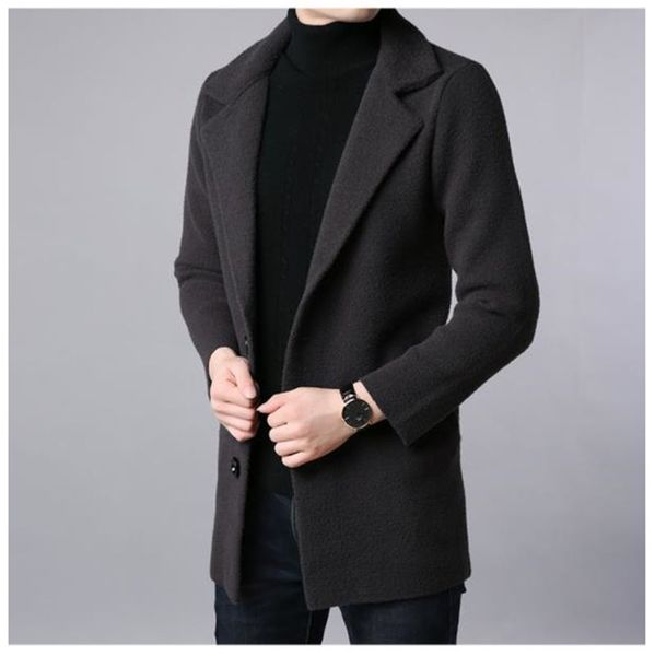 new men designer jackets autumn slim long sleeve lapel neck mens coats casual outerwear with button, Black;brown
new men designer jackets autumn slim long sleeve lapel neck mens coats casual outerwear with button, Black;brown