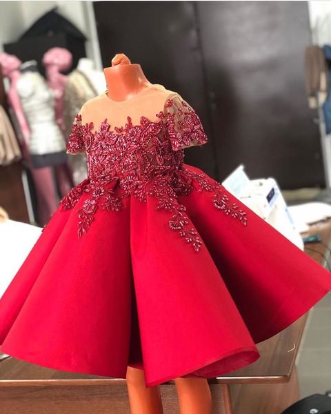 lace beaded red 2019 african flower girl dresses sheer neck knee length little girl wedding dresses pageant communion gowns fl502, White;blue
lace beaded red 2019 african flower girl dresses sheer neck knee length little girl wedding dresses pageant communion gowns fl502, White;blue