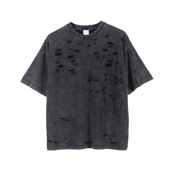 vintage solid t-shirt men hip hop tee with hole loose couples crew neck summer hole t-shirt, White;black
vintage solid t-shirt men hip hop tee with hole loose couples crew neck summer hole t-shirt, White;black