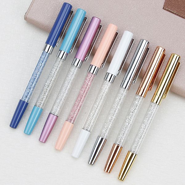 14color creative metal crystal diamond ball pen set stationery refill 0.5mm signature gel pen for office school suppliers
14color creative metal crystal diamond ball pen set stationery refill 0.5mm signature gel pen for office school suppliers
