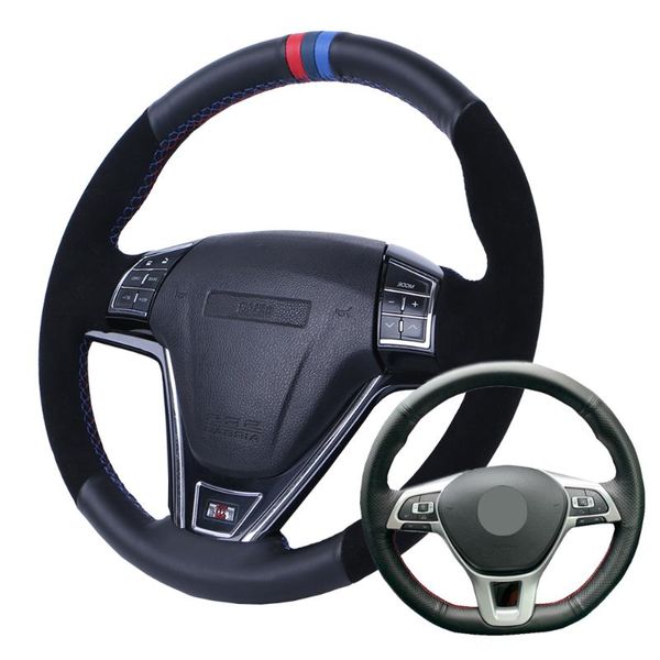 крышка рулевого колеса автомобиля замшевая кожа для гольфа 7 7 new polo b8 / custom steering wrap
крышка рулевого колеса автомобиля замшевая кожа для гольфа 7 7 new polo b8 / custom steering wrap