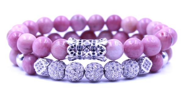 8mm 2pcs/set tyh325 elastic adjusted nature rhodochrosite micro pave cz zircon cubic zirconia tube bracelet jewelry, Black
8mm 2pcs/set tyh325 elastic adjusted nature rhodochrosite micro pave cz zircon cubic zirconia tube bracelet jewelry, Black