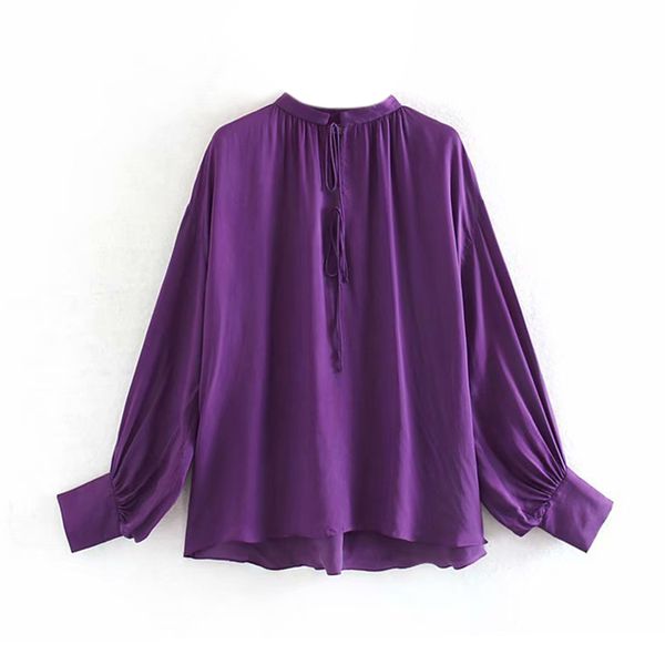 lady solid blouse shirt autumn spring o neck lace up loose shirts long sleeve hollow out fashion silk tunic casual ladies, White
lady solid blouse shirt autumn spring o neck lace up loose shirts long sleeve hollow out fashion silk tunic casual ladies, White
