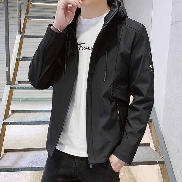 2019 autumn jacket men hooded slim fit fashion zipper homme outerwear safari style homme jackets plus size m-4xl mens coats, Black;brown
2019 autumn jacket men hooded slim fit fashion zipper homme outerwear safari style homme jackets plus size m-4xl mens coats, Black;brown
