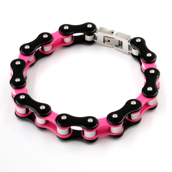 316l stainless steel bracelets bangles bike chain bracelet men stainless steel biker bracelet for men bracelets & women bangles, Black
316l stainless steel bracelets bangles bike chain bracelet men stainless steel biker bracelet for men bracelets & women bangles, Black