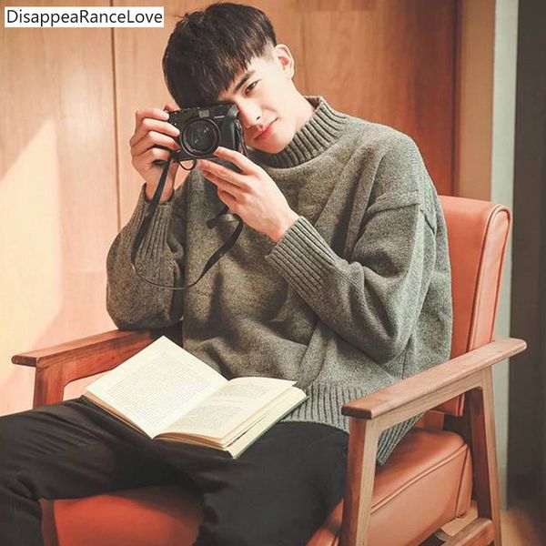 2019 drl fresh winter male sweater loose turtleneck lovers men fashion style thick sweater outerwear thermal pullovers, White;black
2019 drl fresh winter male sweater loose turtleneck lovers men fashion style thick sweater outerwear thermal pullovers, White;black