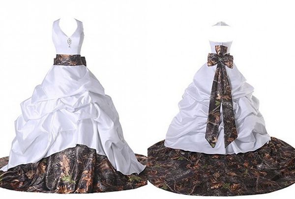 v neck camo ball gown wedding dresses satin crystal ruched pleated backless camouflage vestido de novia wedding bridal gowns, White
v neck camo ball gown wedding dresses satin crystal ruched pleated backless camouflage vestido de novia wedding bridal gowns, White