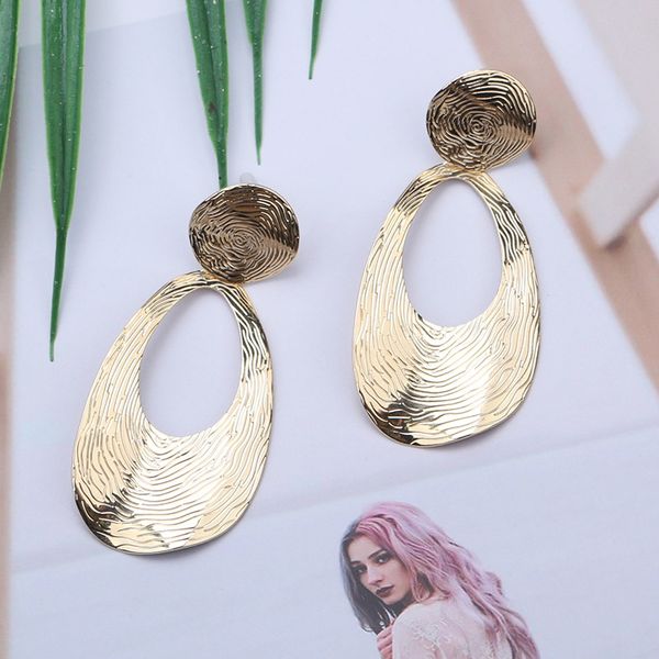 es237 fashion korean earrings 2019 punk geometric vintage earrings for women big dangle metal modern popular jewellery, Silver
es237 fashion korean earrings 2019 punk geometric vintage earrings for women big dangle metal modern popular jewellery, Silver