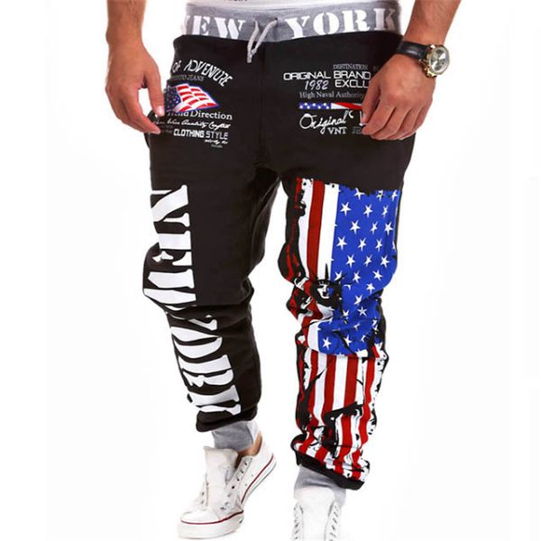 striped patchwork harem pants mens 2018 flag letter printed color block casual joggers trousers male streetwear trousers, Black
striped patchwork harem pants mens 2018 flag letter printed color block casual joggers trousers male streetwear trousers, Black