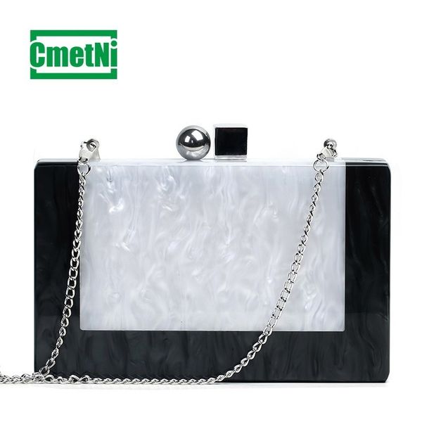 2019 new simple fashion acrylic ladies clutch bag black and white marble single room messenger bag
2019 new simple fashion acrylic ladies clutch bag black and white marble single room messenger bag