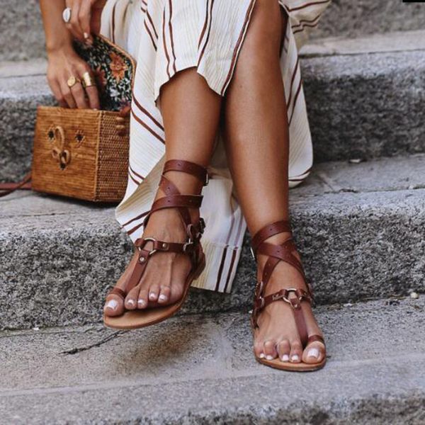2020 new summer open toe flat sandals women cross strappy ankle strap gladiator flip flops women beach shoes big size 43, Black
2020 new summer open toe flat sandals women cross strappy ankle strap gladiator flip flops women beach shoes big size 43, Black