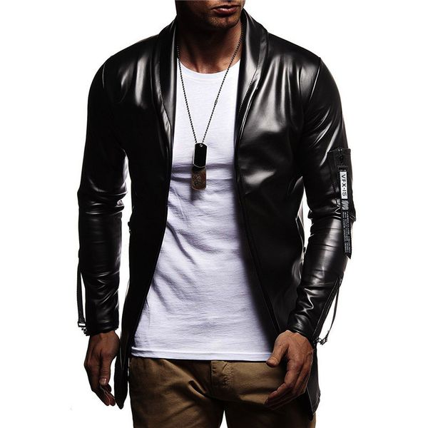 helisopus winter new faux fur coat men pu leather jacket elastic motorcycle zipper slim fit mens leather jacket streetwear, Black
helisopus winter new faux fur coat men pu leather jacket elastic motorcycle zipper slim fit mens leather jacket streetwear, Black