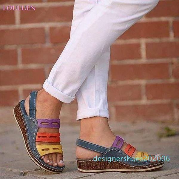 louluen 2019 new summer women stitching sandals lady open toe casual shoes platform wedge slides beach woman shoe #0617 d06, Black
louluen 2019 new summer women stitching sandals lady open toe casual shoes platform wedge slides beach woman shoe #0617 d06, Black