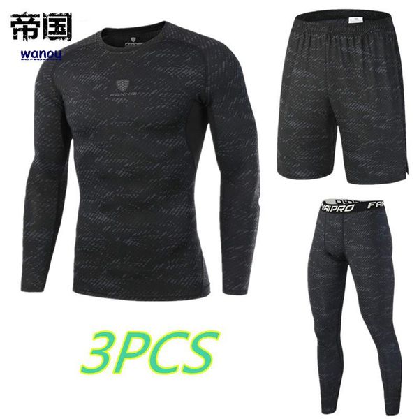 sale mens run jogging sportswear sports set t shirt long leggings shorts gym outdoor workout fitness training tights clothing 3pcs/sets, Gray
sale mens run jogging sportswear sports set t shirt long leggings shorts gym outdoor workout fitness training tights clothing 3pcs/sets, Gray