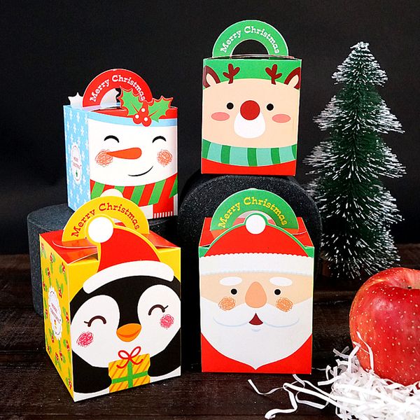 12pcs, christmas apple candy gift box set, cookie kindergarten snack box tote bag nougat, santa claus, elk, penguin, snowman
12pcs, christmas apple candy gift box set, cookie kindergarten snack box tote bag nougat, santa claus, elk, penguin, snowman