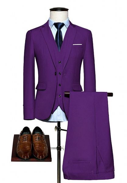brand new purple three piece groom tuxedos notch lapel one button men blazer men business formal prom suit(jacket+pants+vest, Black;gray
brand new purple three piece groom tuxedos notch lapel one button men blazer men business formal prom suit(jacket+pants+vest, Black;gray