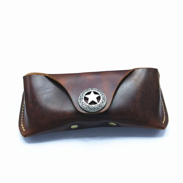 tianou hand-made hight quality leather retro eyewear case black red yellow glasses case 17*6.5cm, Silver
tianou hand-made hight quality leather retro eyewear case black red yellow glasses case 17*6.5cm, Silver