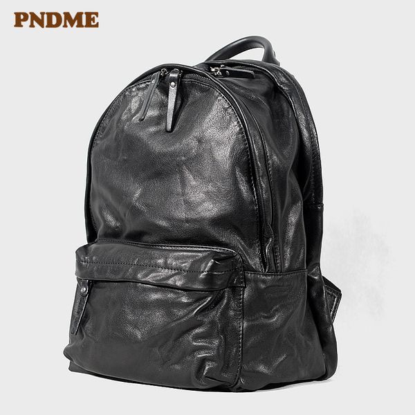 classic vintage genuine leather travel women's backpack fashion natural first layer cowhide men lapbagpack
classic vintage genuine leather travel women's backpack fashion natural first layer cowhide men lapbagpack