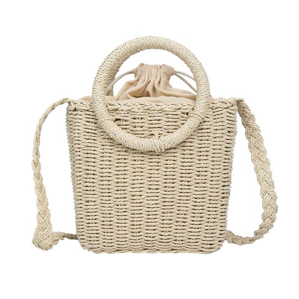 

ocardian handbag women's fashion pure color versatile handbag straw woven bag new elegant female shoulder bag a13
