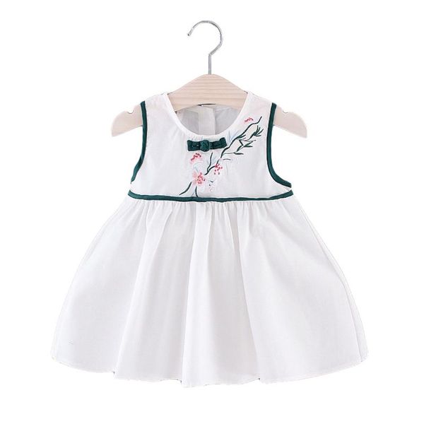girl's dresses summer children flower embroidery one-piece dress color girls casual style clothes, Red;yellow
girl's dresses summer children flower embroidery one-piece dress color girls casual style clothes, Red;yellow