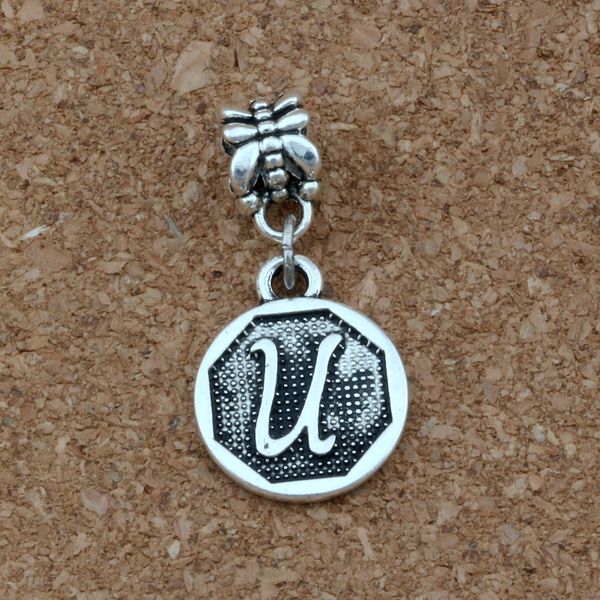 50pcs/lot Dangle Antique silver Letter "u" Alphabet Initial alloy Charm Fit European Bracelets Jewelry DIY 14.8x30.8mm A-389a
50pcs/lot Dangle Antique silver Letter "u" Alphabet Initial alloy Charm Fit European Bracelets Jewelry DIY 14.8x30.8mm A-389a
