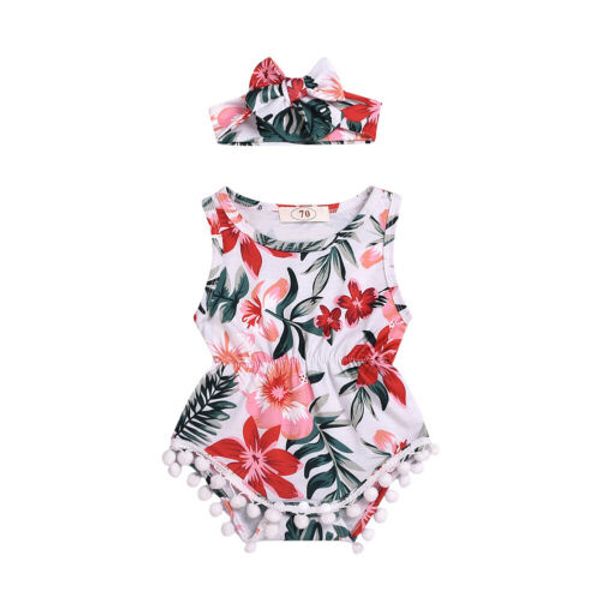 kid baby girl floral sleeveless romper floral jumpsuit headband outfit clothes baby clothing, Blue
kid baby girl floral sleeveless romper floral jumpsuit headband outfit clothes baby clothing, Blue