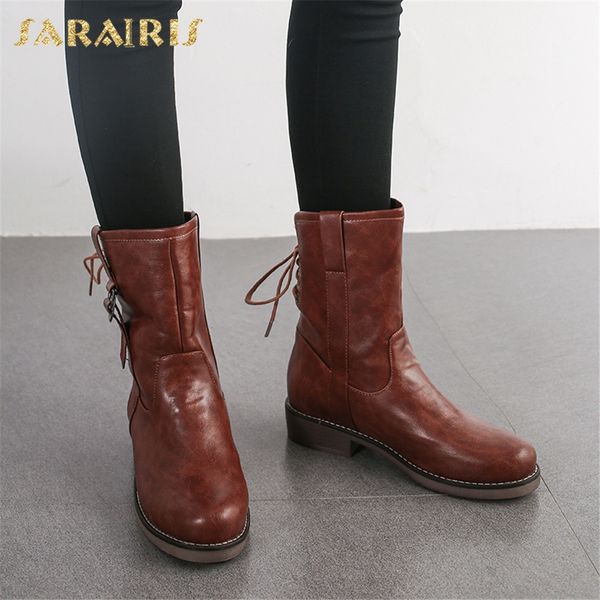 sarairis 2019 new fashion dropship chunky heels casual ankle boots women shoes lace up add fur autumn winter shoes woman boots, Black
sarairis 2019 new fashion dropship chunky heels casual ankle boots women shoes lace up add fur autumn winter shoes woman boots, Black