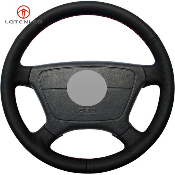 black artificial leather car steering wheel cover for mercedes benz e-class w210 e200 240 280 320 w140 s320 350 420
black artificial leather car steering wheel cover for mercedes benz e-class w210 e200 240 280 320 w140 s320 350 420
