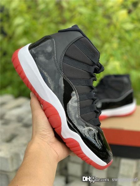new authentic air 11 bred men basketball shoes black true red white classic real carbon fiber 11s retro mans sports sneakers 378037-061
new authentic air 11 bred men basketball shoes black true red white classic real carbon fiber 11s retro mans sports sneakers 378037-061
