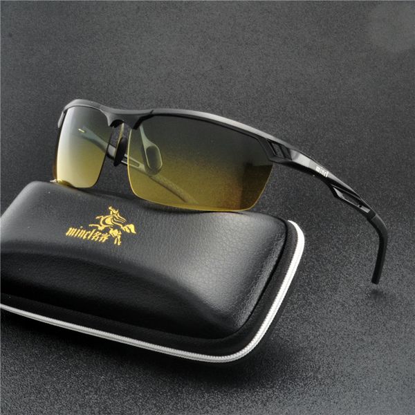 aluminum magnesium men frameless polarized sunglasses men day and night dual use outdoor driver driving night vision glasses fml, White;black
aluminum magnesium men frameless polarized sunglasses men day and night dual use outdoor driver driving night vision glasses fml, White;black