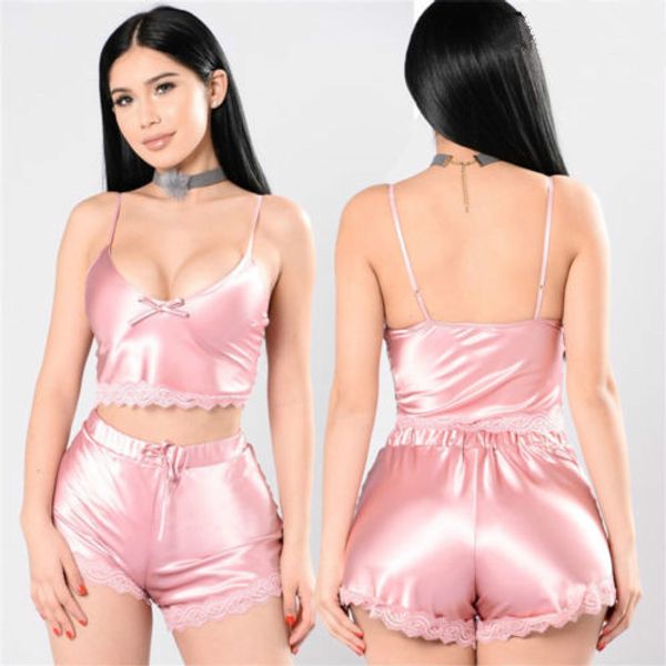 женщины дамы кружева сатин pajama set ночное белье top рубашка без рукавов шорты 2pcs летние наряды, Blue;gray
женщины дамы кружева сатин pajama set ночное белье top рубашка без рукавов шорты 2pcs летние наряды, Blue;gray