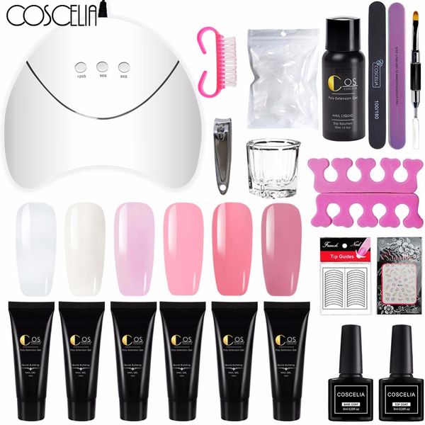 coscelia 6pcs/set builder gel extending crystal nail art manicure jelly set nails kit uv french tips decoration
coscelia 6pcs/set builder gel extending crystal nail art manicure jelly set nails kit uv french tips decoration