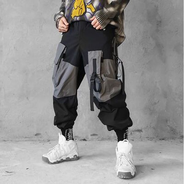 men overalls men's tide brand loose korean men's harem pants fashion wild handsome men's casual pants, Black
men overalls men's tide brand loose korean men's harem pants fashion wild handsome men's casual pants, Black