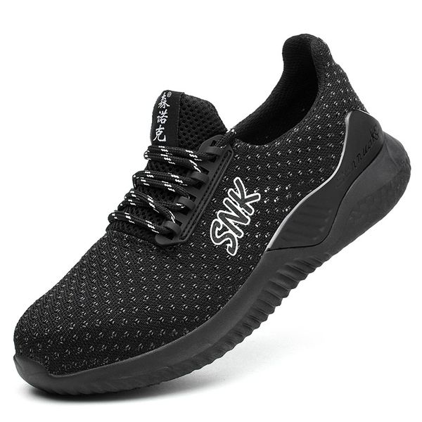 new fashion men plus size breathable steel toe covers working safety shoes anti-pierce platform building worker security boots, Black
new fashion men plus size breathable steel toe covers working safety shoes anti-pierce platform building worker security boots, Black
