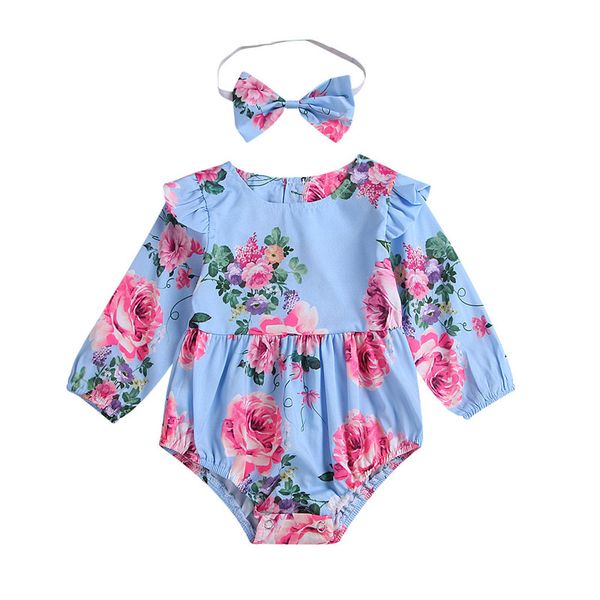 kids casual rompers headbands girls long sleeve onesies baby jumpsuit round neck floral print lace tassel hair ball 61, Blue
kids casual rompers headbands girls long sleeve onesies baby jumpsuit round neck floral print lace tassel hair ball 61, Blue