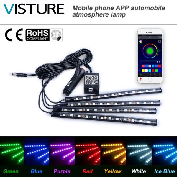 app control car decorative lamp 7 color led car interior lighting kit decoration atmosphere light wireless visture yts9a
app control car decorative lamp 7 color led car interior lighting kit decoration atmosphere light wireless visture yts9a