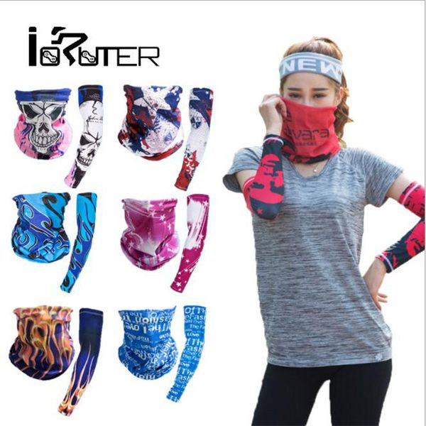 outdoor women men sunscreen arm sleeve protector oversleeve seamless headscarf facial towel set cycling equipment, Black
outdoor women men sunscreen arm sleeve protector oversleeve seamless headscarf facial towel set cycling equipment, Black